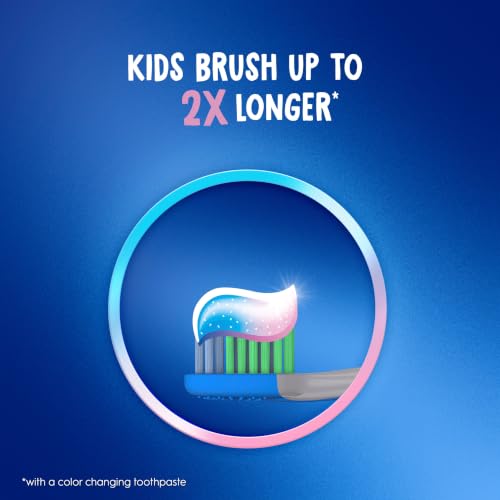 Advanced Kid's Fluoride Toothpaste, Bubblegum Flavor, 4.2 oz, 3 Count, Color-Changing Anticavity Toothpaste - image 4