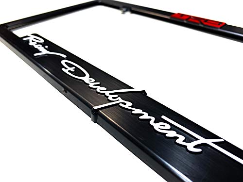 (2) Trd Toyota Racing Development License Plate Frames 3D Letter Frame Brackets (1-Pair) #TOP7