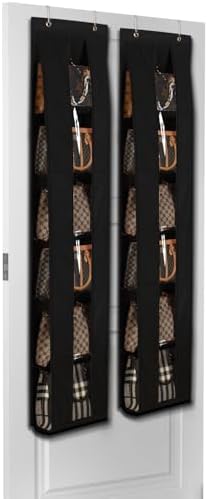 Lirex Organizador de Bolsos para Puerta, Pack de 2 con 6 Niveles,...