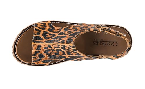 Image of Corkys Footwear Womens Carley Wedges, Featuring Corkys EVA Foam Cushioned Insoles, A 2.5 Inch Heel, Lightweight For All Day Wear, And Hook And Loop Closure