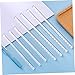 TEHAUX 20pcs Triangular Ruler Plastic Drawing Scale for Students Accurate Measurement Tool for Classroom and Office Use Teaching Ruler