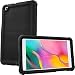 Produktbild TECHGEAR Bumper Hülle Passt Samsung Galaxy Tab A 8.0 2019 (SM-T290 T295) [Kinderfreundlich] Tough Schutzhülle Silikon Soft Shell Anti-Rutsch-Shockproof verstärkte Ecken + Displayschutzfolie - Schwarz