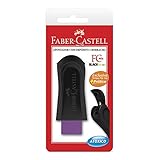 Apontador com Depósito e Borracha, Faber-Castell, FC Mix Neon, SM/124BORBNZF, Cores Sortidas, Cartela