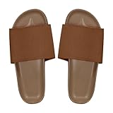 Genérico Sandalias Piscina Chanclas Mujer Antideslizantes Sandalias de Playa para Mujer Zapatillas Casuales Huecas Zapatos Sandalias Retro Sandalias Leopardo Mujer Sandalia Mujer Negra (Brown, 41)