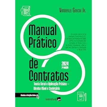 Capa do livro Manual Prático de Contratos - 2ª edição 2024