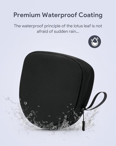 Image of Headphone Case Soft for JBL Tune 510BT /520BT /500BT /720BT /Sony WH-CH520 /510 /720 /710 /SoundCore Q30 /20 /BERIBES /TOZO /KVIDIO /Bose, Ultra-Thin Headphones Case Bag Travel Carrying Universal (Black)