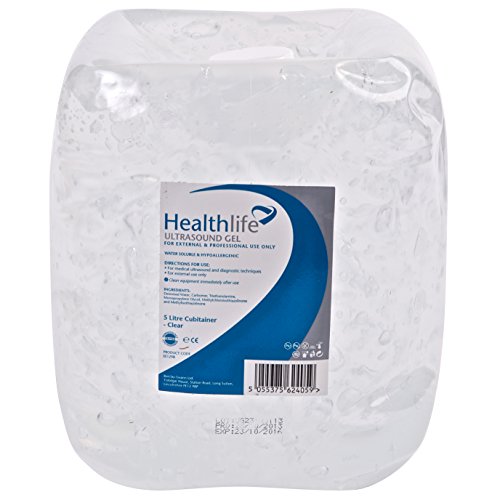 Healthlife Ultrasound Gel with Refill Bottle, 5 Litre, Clear | USgel-5L-1x - Image 2