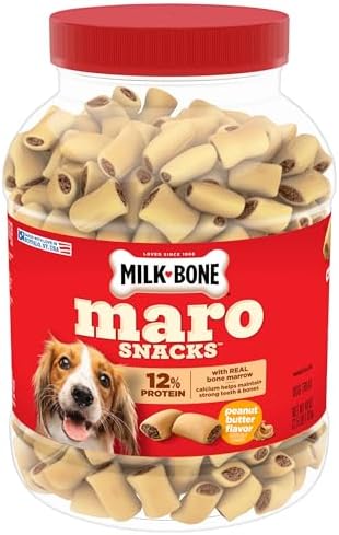 Milk-Bone MaroSnacks Peanut Butter Flavor (Artificially Flavored)...