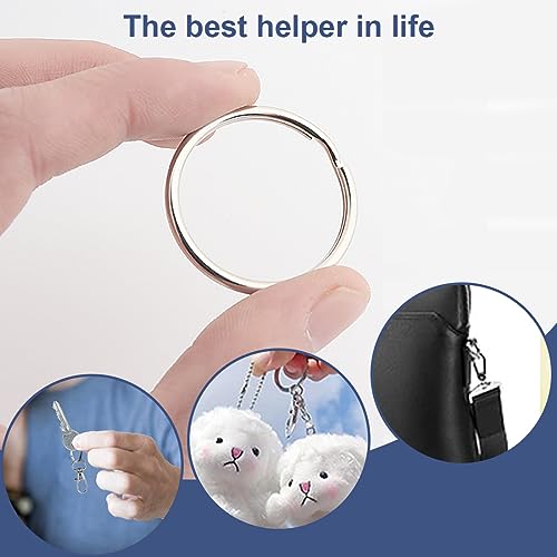 XPEX 50 pezzi anelli portachiavi,anelli