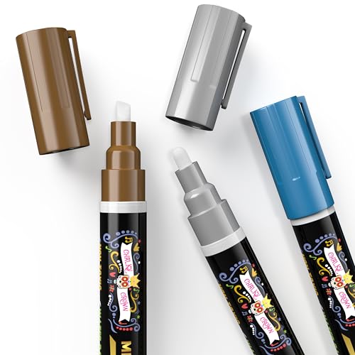 Image of CHALKY CROWN Metallic Liquid Chalk Markers Chalkboard Markers - 8 Pack,6mm