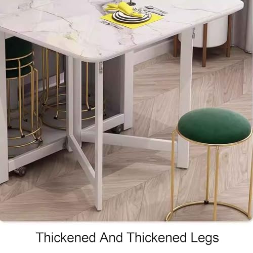 Table cuisine pliante noire pour optimiser les petits espaces - 5