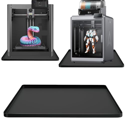 Silicone Mat for 3D Printers with Raised Edge 19.7x15.7 Inch Anti-Slip