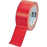 TRUSCO(トラスコ) カラー布粘着テープ 幅50mm長さ25m レッド CNT-5025-R