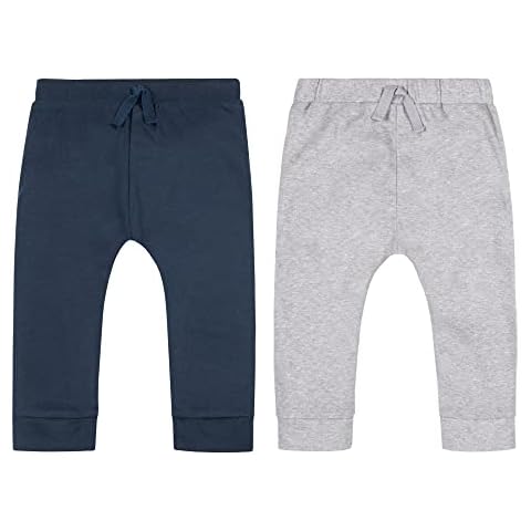 Lamaze Organic Baby baby boys Pure Organic Cotton Pull on Jogger Pants, 2 Pack Pants, Regatta, 9-12 Months US Cover