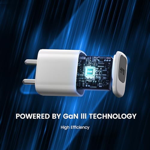 Image of DeperAI 12W Wall Charger USB Adapter, Compatible with iPhone, Samsung, Realme, Xiaomi, HTC and Oppo Mobiles, Fast Charging Adaptor, Supports UFCS, Wrap (White&Black)