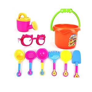 9pcs/lot Beach Bucket Summer Toys Play Sand Water Toys Tool Swimming Pool Bathing Beach Party Child’s Play Kids Bath Toy