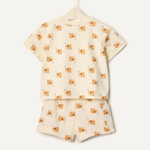 Image of Amazon Essentials x Sofia Grainge Babies, Toddlers, and Boys' T-Shirt and Short Play Set, Multipacks