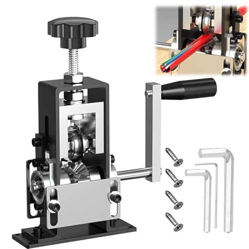Denudeuse de Cable Electrique Dénuder Manuelle, Machine Manivelle à Dénuder Fils, 1-25 mm Dénudeur Câble Electrique Manuel, Avec Manivelle Dénudeuse...