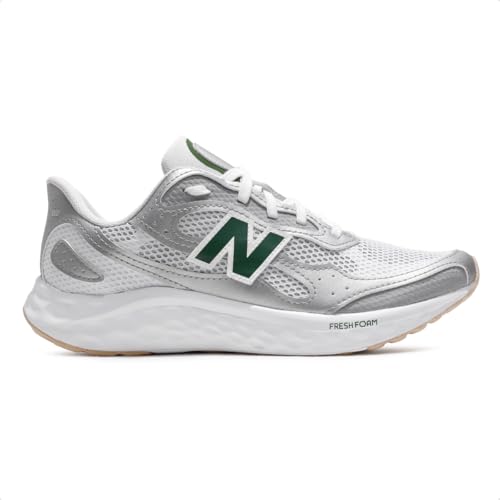 Tênis New Balance Fresh Foam Arishi V4 Masculino (Prata/Branco, BR, Adulto, Numérico, 39)