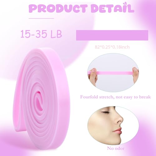 Image of 8 Pcs Resistance Bands Pull up Bands Pull up Assistance Bands Exercise Workout Bands for Working Out Muscle Training Physical Therapy Muscle Training Men and Women