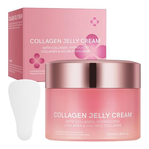 Korean Jelly Cream - Face Jelly Cream | K-Beauty Jelly Moisturizer Korean Hydrogel Lotion | 100ml Firming Hydrating Moisturizer | Korean Overnight Skin Care For Nourishing And Rejuvenating