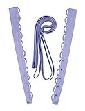 QRBTSCL Corset Kit Wedding Dress Loops Extender Adjustable Fit Satin Corset Back Kit Lace up for Women's Dress Lavender 16 Inches