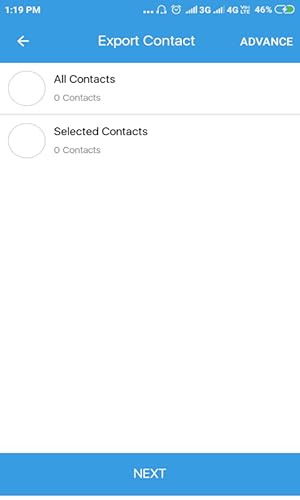 Contact Backup Restore