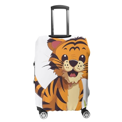 Spotted Tiger Printed Luggage Cover Protector, Fits 18-32 Inch Luggage4