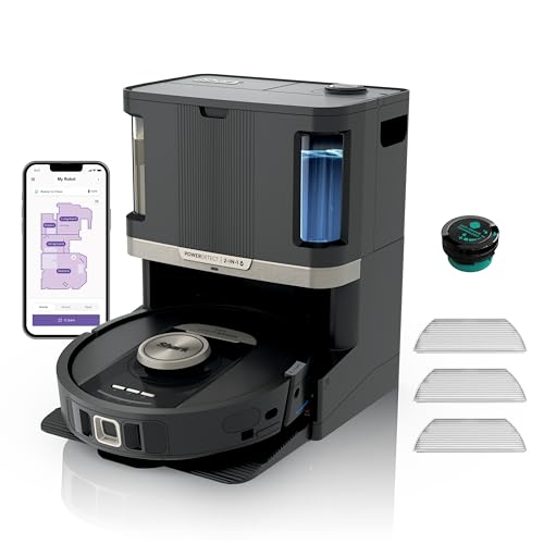 Shark PowerDetect 2-in-1 Robotstofzuiger en Dweil, NeverTouch Pro 60 dagen zelf legende, bijvullende...