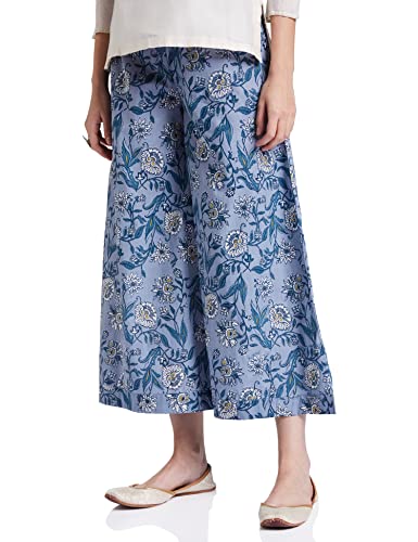 Image of Amazon Brand - Myx Women's Relaxed Fit Mid Rise Palazzo (Available in Plus Sizes)