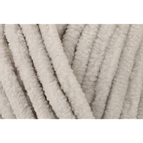 CRAZYLADIES TEXTILES Knitting-Crochet-Crafts CYGNET CHENILLE CHUNKY SUPERSOFT KNITTING WOOL FASHION YARN 100g Balls (MISTY GREY) Cover