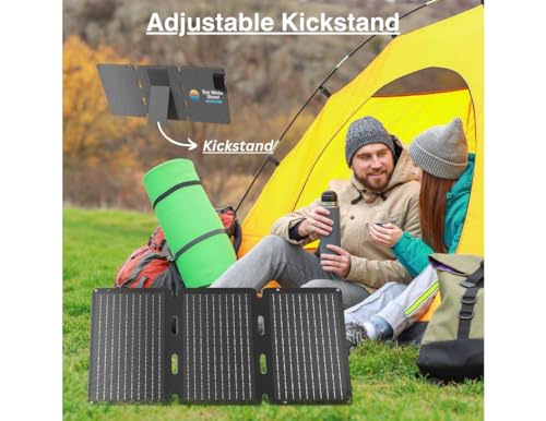 30 Watt Panel Solar Charger USB, 30w Portable Solar Panel, 12 Volt Waterproof high Efficiency Foldable Solar Panel, Fast Charging Solar Charging Station, Solar Panels for Camping, rv, Outdoors. - Image 5