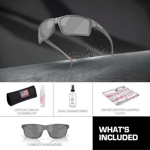 Oakley OO9470 Gibston Xl Frame – Polarized Lens Rectangle Shape Sunglasses with Official Eyewear Kit Bundle3