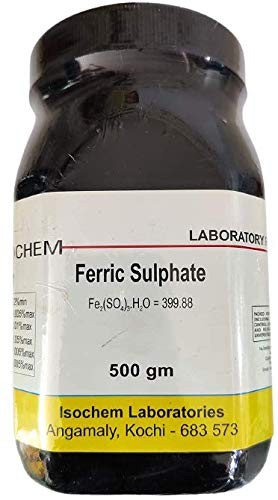 See full amazon price history chart for ISOCHEM Ferric Sulphate (500GM) ISOCHEM Ferric Sulphate (500GM) (B08SJ8G6LY) Amazon Price History, Amazon Price Tracker