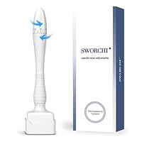 Derma-Stempel, Derma Stamp Einstellbar Microneedling Dermastamp Derma Roller 0-3mm,Professioneller 140 Titanium Pins Derma Roller Microneedle Dermapen für Haar Bart Gesicht Körper