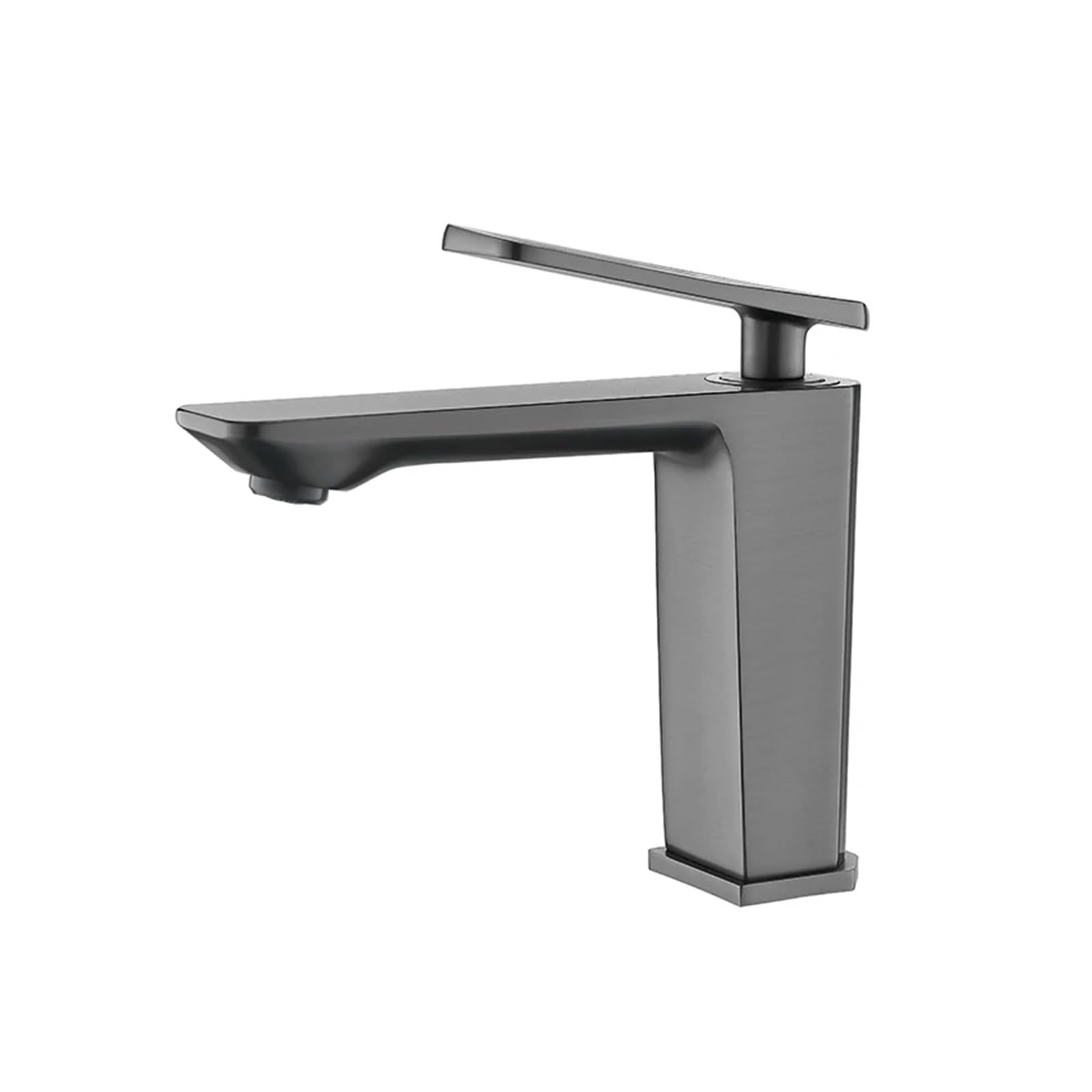 Mitigeur carré eau chaude et froide anti-traces pour lavabo moderne