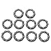 10PCS Bearings Kit for Headset, Bottom Bracket, Fork and Hubs - Stainless Steel Ball Retainer Bearings in 21mm, 25mm, 29mm, 31mm, 37mm Sizes（6）