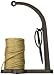 Abbott Collection Cast Iron Twine/String Spool Holder with Scissors, Dark Brown