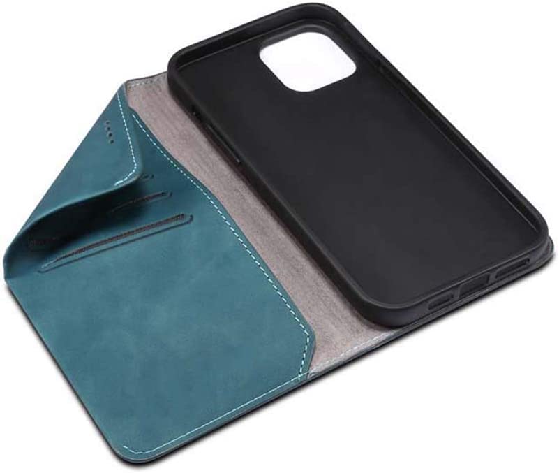 Étui iPhone 11 Pro Max en cuir noir à rabat avec coque interne TPU