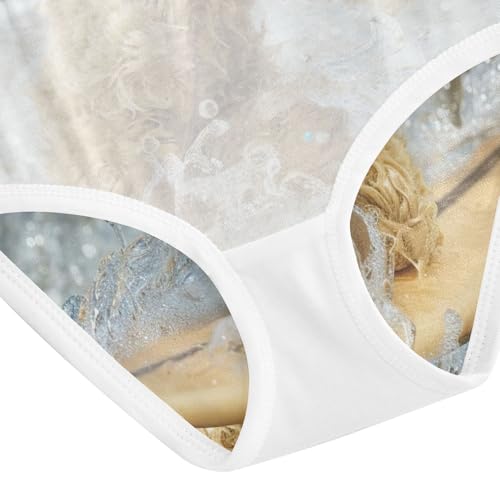 Underwear for Girls, Cool Bear Toddler Briefs, Girls Underwear Cotton, 2T–8 Years4