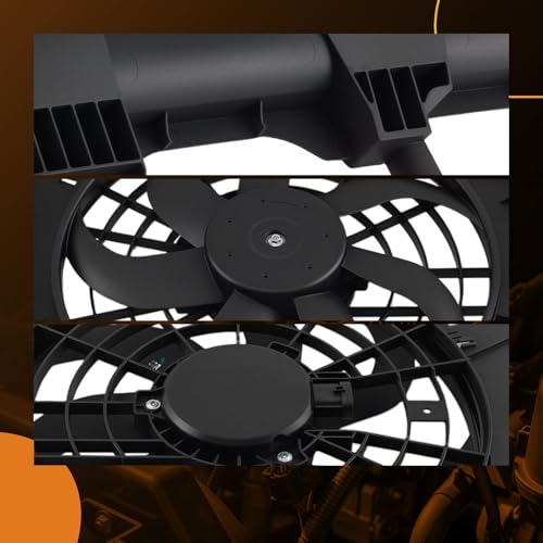 Image of maXpeedingrods Radiator Cooling Fan Assembly for Nissan Kicks S /SR /SV 2018-2023, for Nissan Versa S /SR /SV 2020-2021, 214815RB0B NI3115163 624640