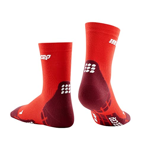 CEP Ultralight Short Socks Lava/Dark Red, Men, V - Main Image