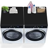 2PCS Washer and Dryer Covers for The Top, 26.77In X 26.77In Silicone Dryer Top Protector Mat, Waterproof, Scratch Resistant, Washable, Dryer Countertop for Home Kitchen and Laundry Room