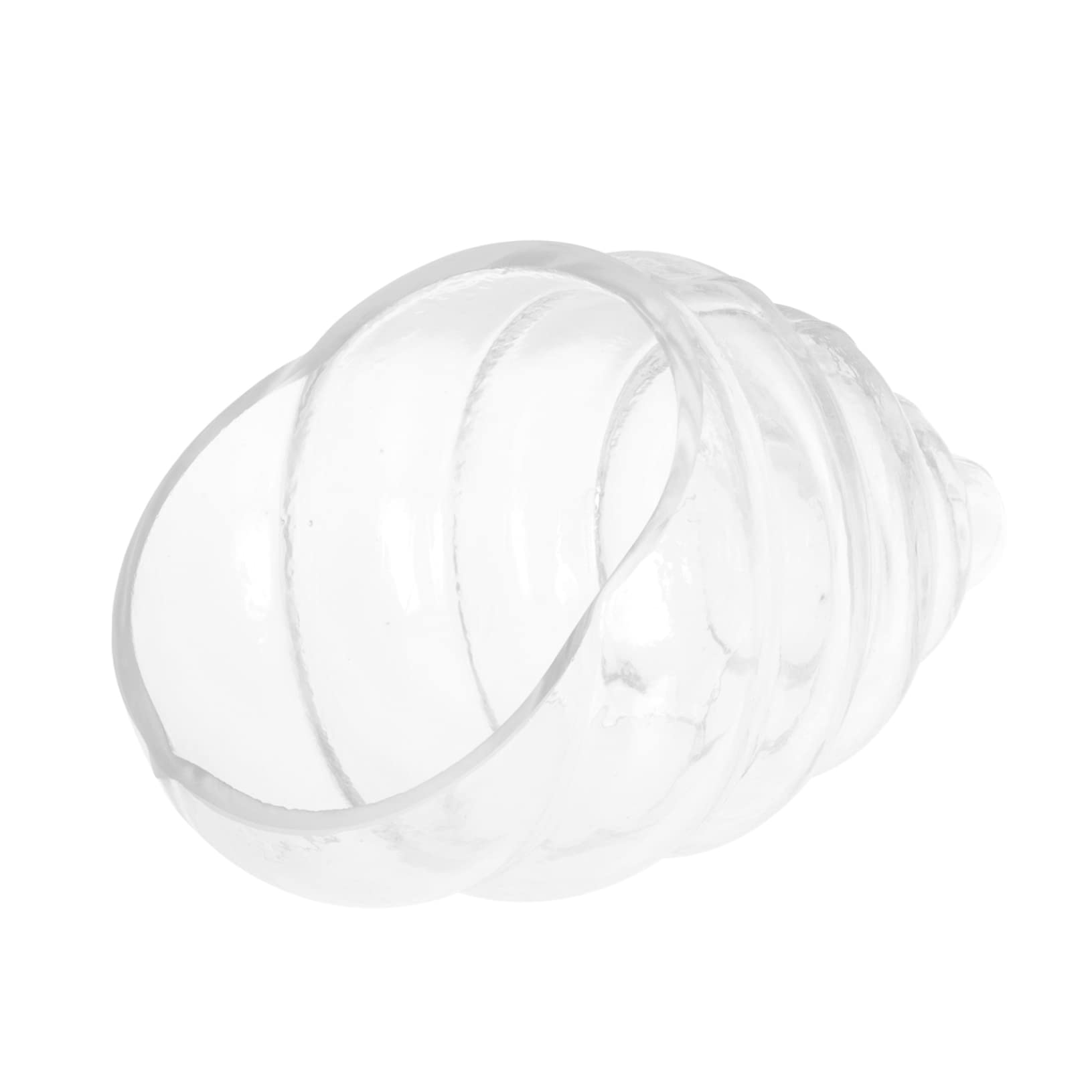 Cabilock Saladier Verre Escargot Bol de Service Transparent Présentoir Alimentaire