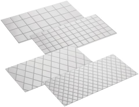 Cake Boss Decorating Tools 4-Piece Quilted Fondant Imprint Mat Set, Clear