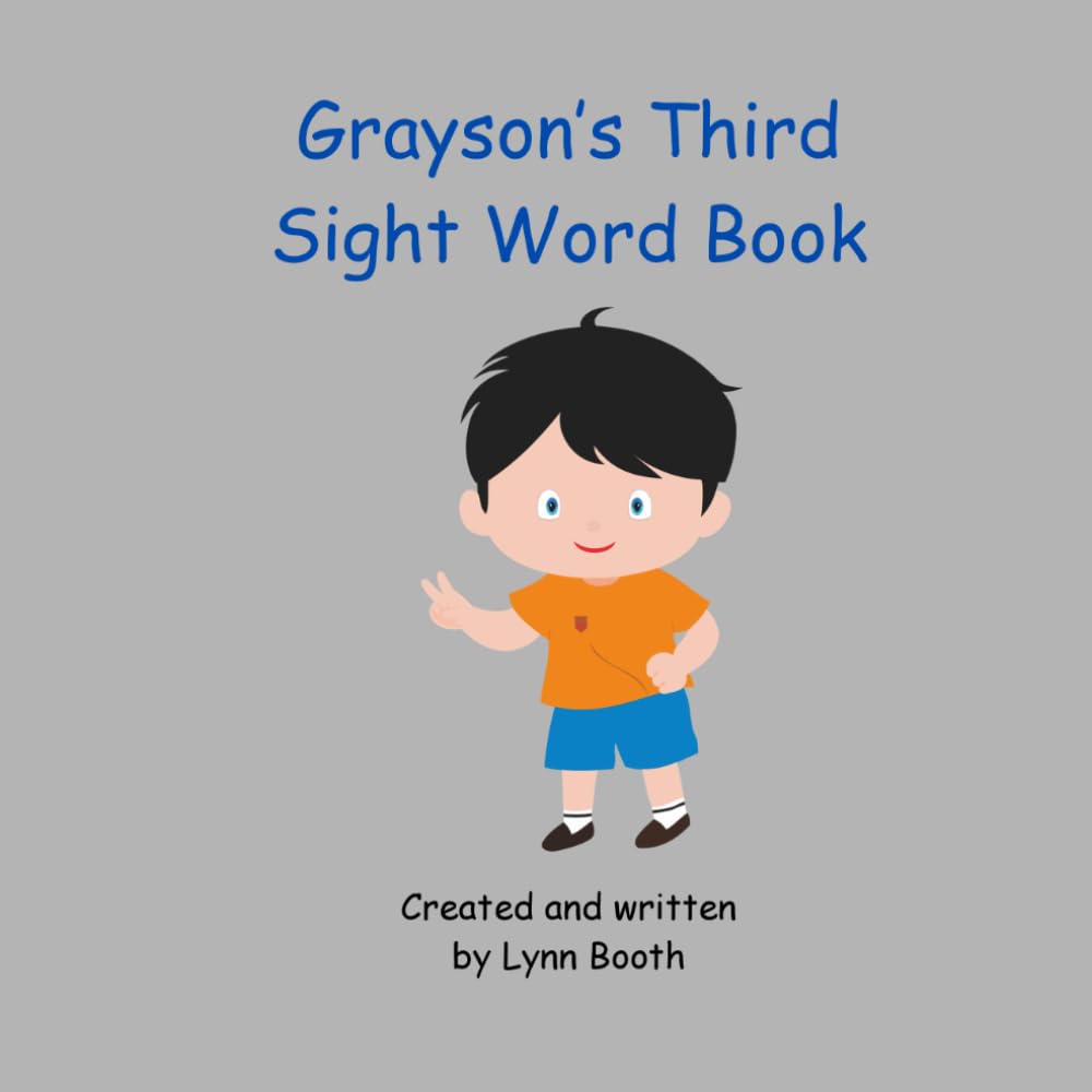 Grayson's Third Sight Word Book