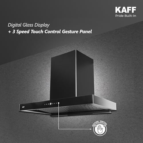 Image of KAFF 90 cm T- Shape Auto Clean Kitchen Chimney, ASHPRO (SUPER)