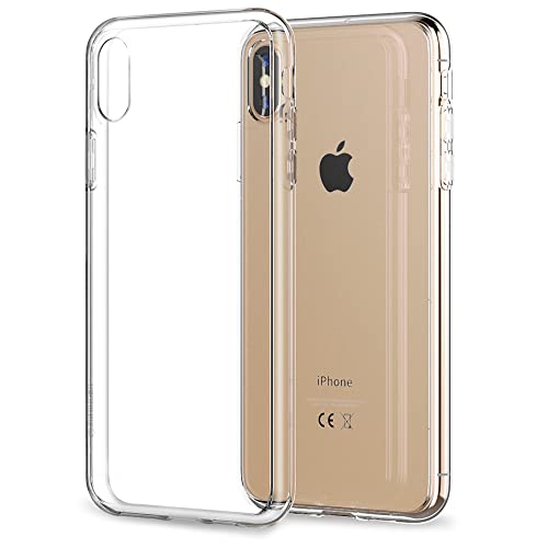 Sinjimoru iPhone XM クリアケース TPU+PC素材のiPhoneケース 衝撃吸収 スクラッチ防止 指紋防止 耐衝撃 薄型デザイン ワイヤレス充電対応 AirClo for iPhone XM