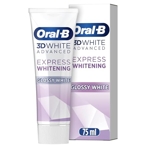 Oral-B 3DWhite Advanced Express Whitening Glossy White Toothpaste 75ml