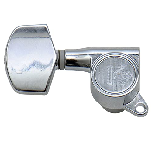 Mechaniken Kluson Kluson Round Back, 3+3 45°, deutsche Flügel, chrom - Meccaniche per chitarra